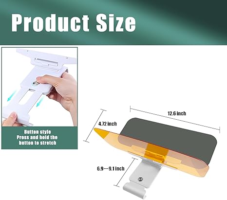 2025 Upgraded Sun Visor Extender for Car