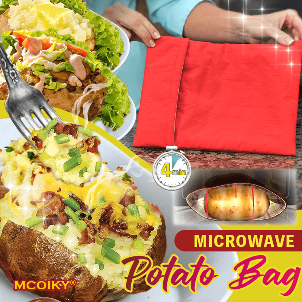 MCOIKY® 4-Minutes Microwave Potato Bag