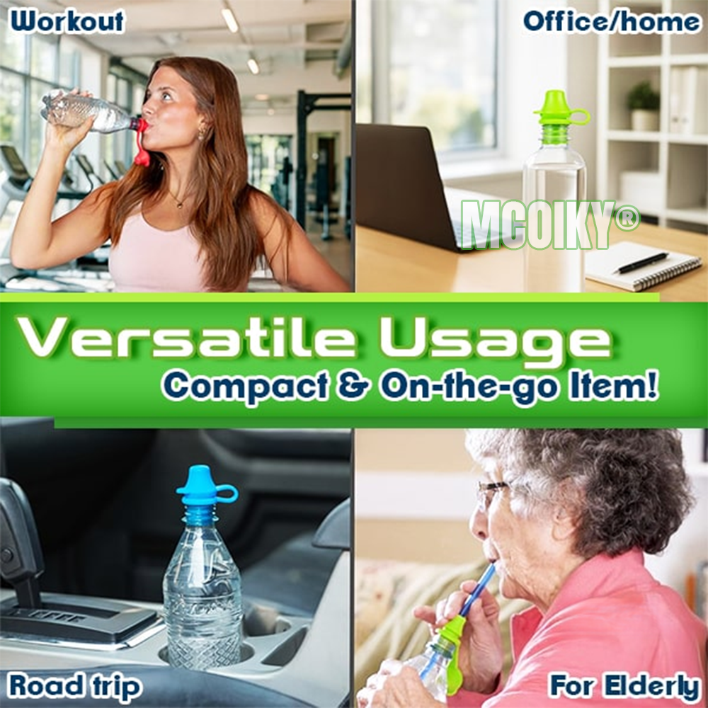 MCOIKY® Sip-Well Baby Silicone Bottle Top Spout (3PCS)