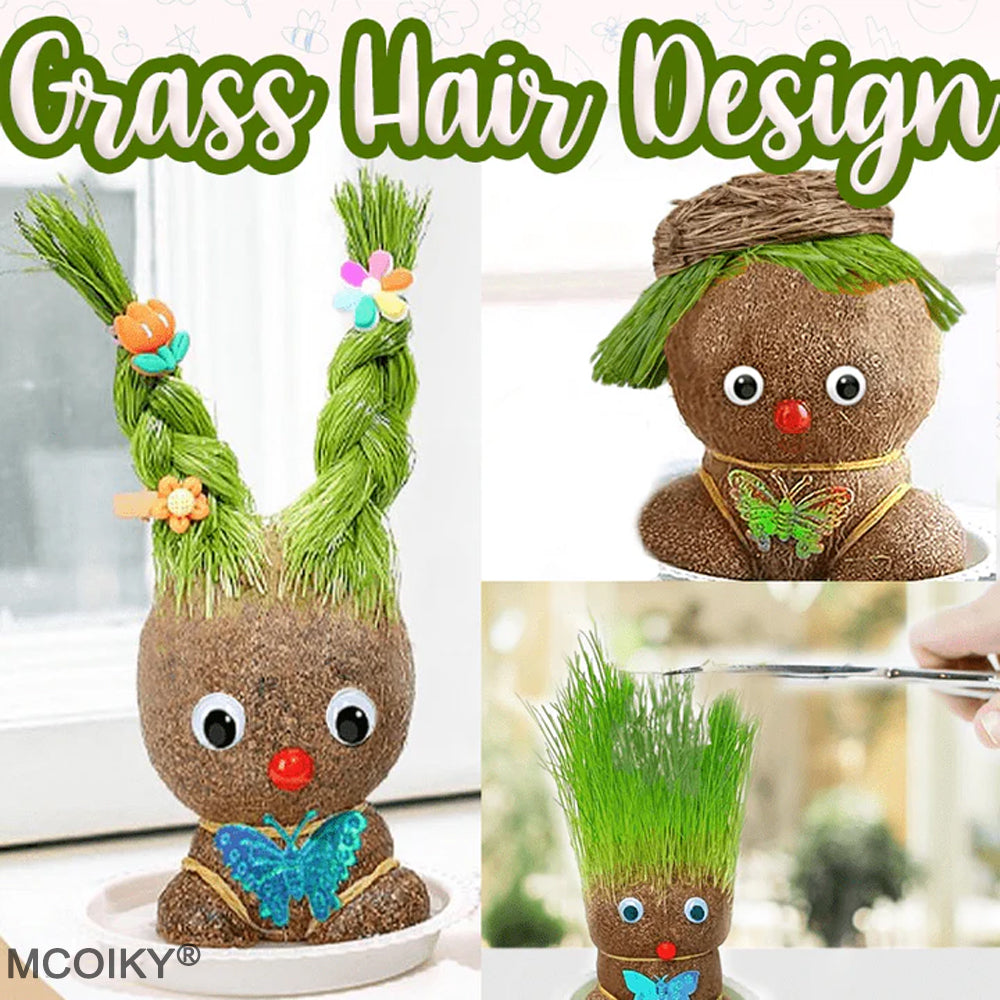 MCOIKY® Grass Head Doll