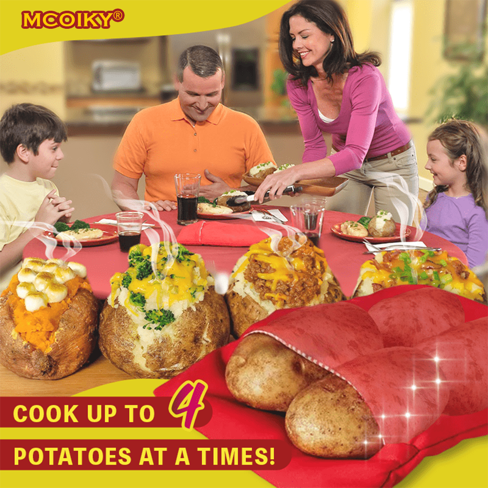 MCOIKY® 4-Minutes Microwave Potato Bag
