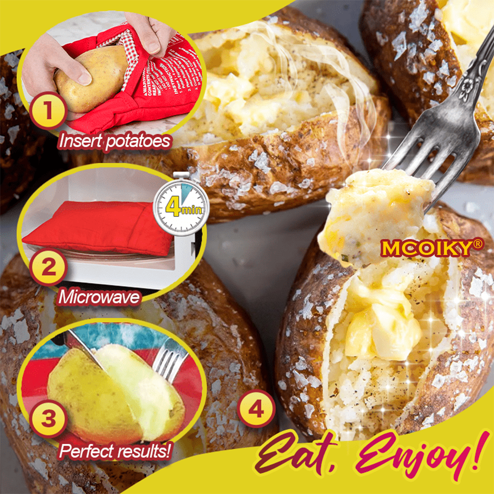 MCOIKY® 4-Minutes Microwave Potato Bag