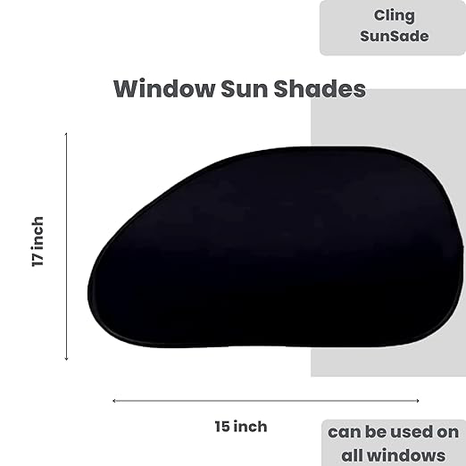 2025 UPGRADED Electrostatic Film Foldable Window Shades for Car