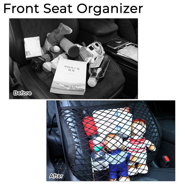 Car Front Seat Net Organizer