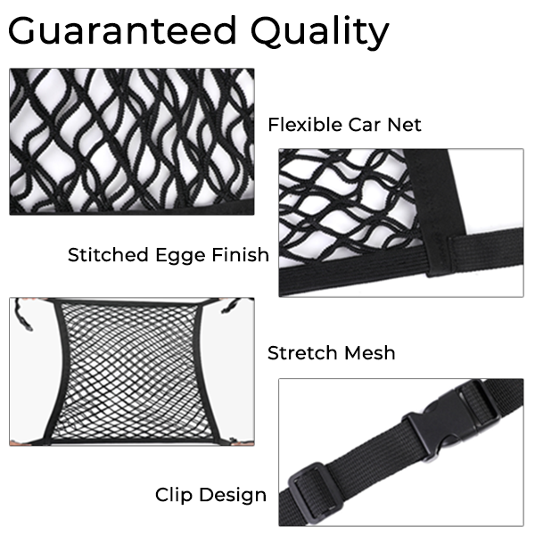 Car Front Seat Net Organizer