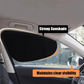 2025 UPGRADED Electrostatic Film Foldable Window Shades for Car