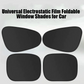 2025 UPGRADED Electrostatic Film Foldable Window Shades for Car